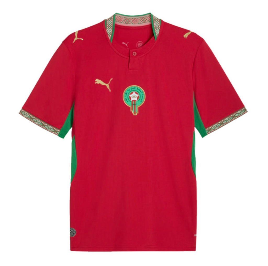 🇲🇦 Marokko Heimtrikot 2024/2025 Personalisierbar mit Wunschname & Nummer